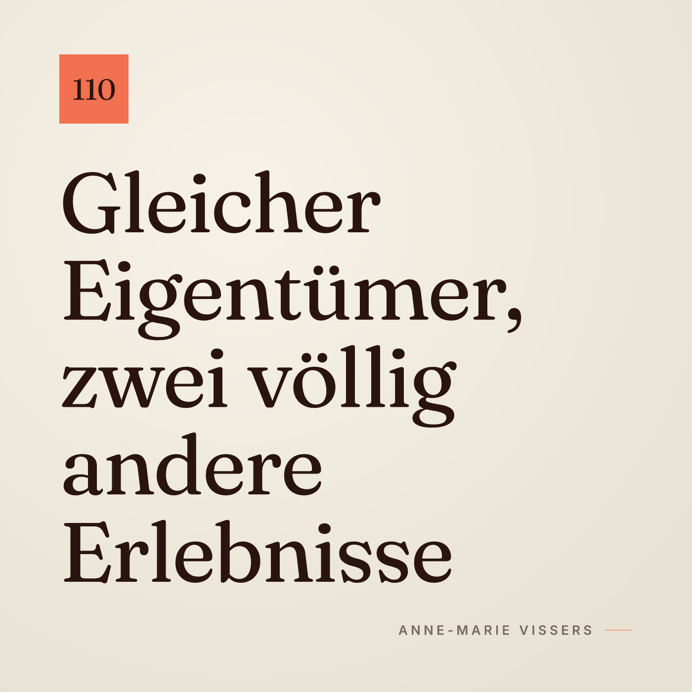 Gleicher Eigentümer, zwei Welten episode artwork