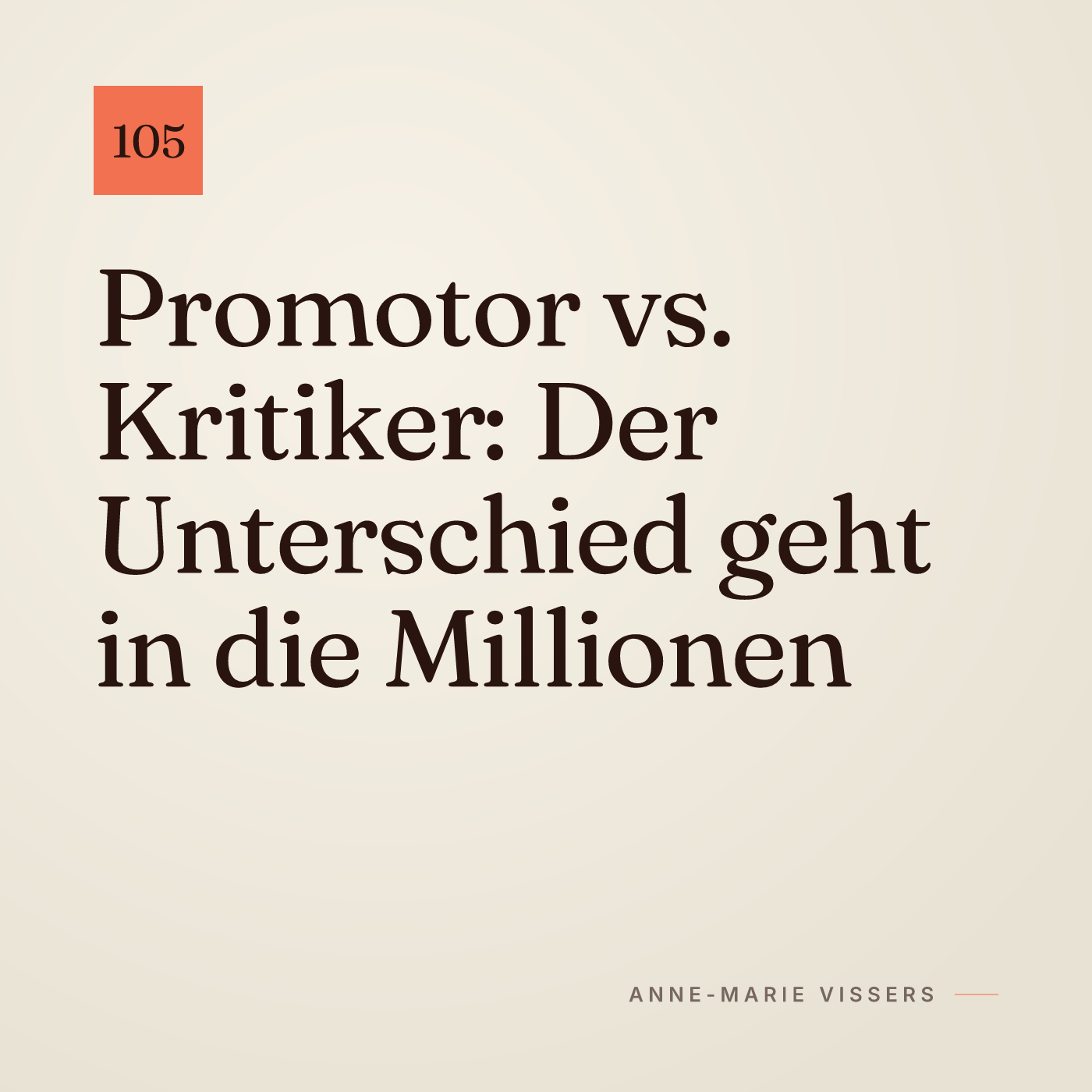 Was ein verlorener Stammkunde wirklich kostet episode artwork